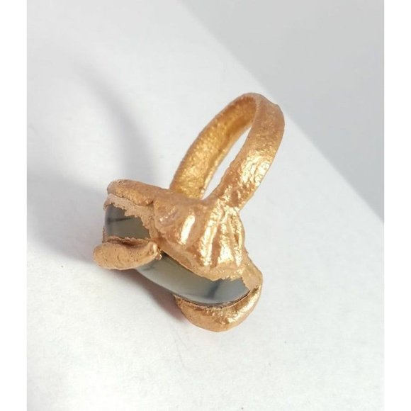 Tentacle copper agate Ring size 6.5 fantasy ring - Picture 7 of 12